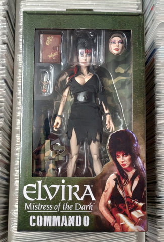 Elvira: Mistress of the Dark Commando Elvira 8-Inch Clothed Action Figure