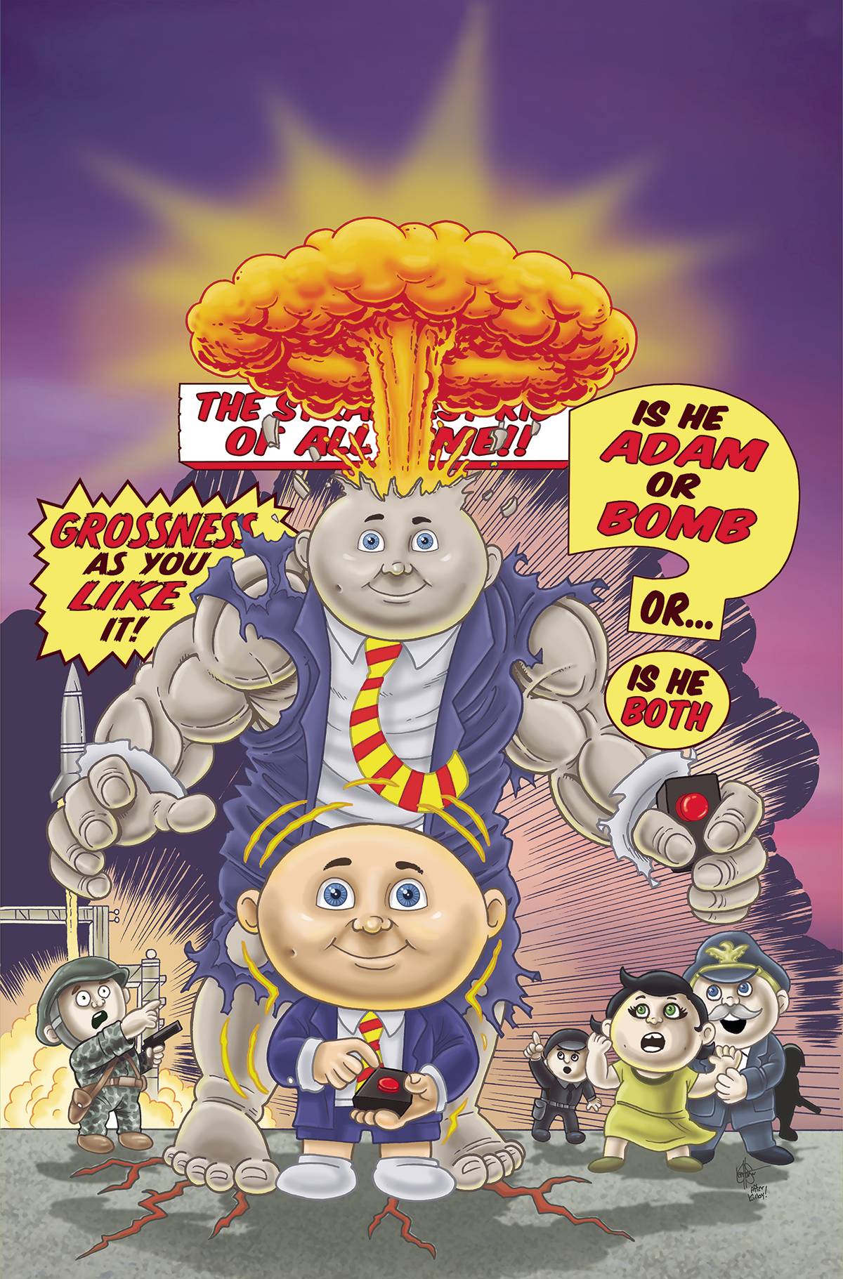 Garbage Pail Kids Origins #1 Cover R 10 Copy FOC Incentive Haeser Virgin