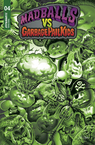 Madballs vs Garbage Pail Kids #4 Cover J Slime Green Simko Variant